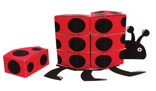Ladybug Centrepiece with Favour Boxes - Click Image to Close